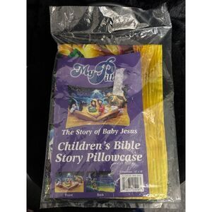 Genuine My Pillow The Story Of Baby Jesus Pillow Case 12"x18" New